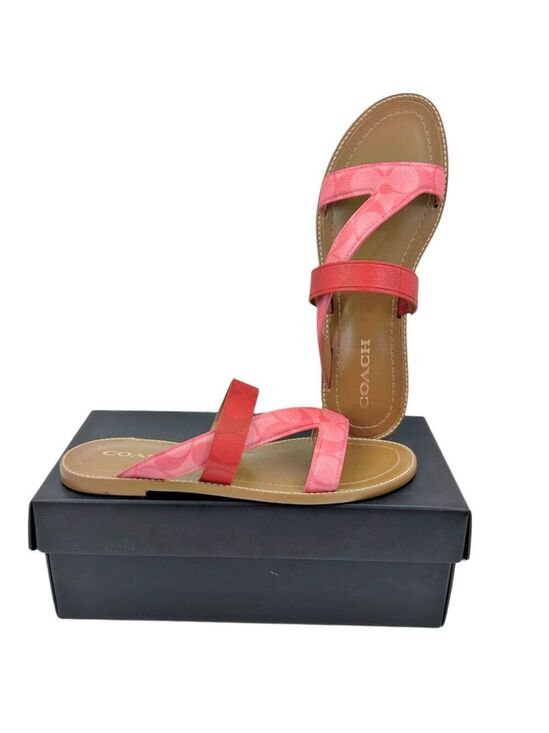 Coach Shoes - COACH SLIP ON SANDALS PINK HARLAN SIZES 9, 10, & 11